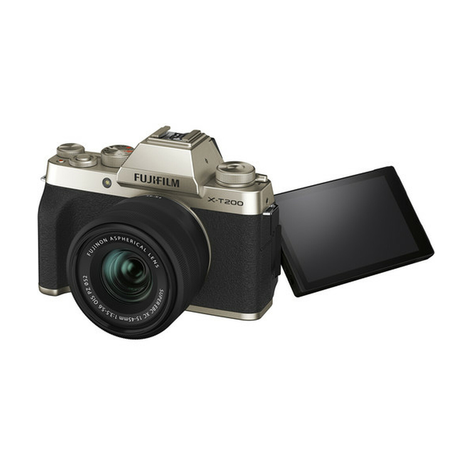 FUJIFILM X-T200 ダブルズームレンズキット シャンパンゴールド www