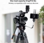 K&F Video Tripod With Fluid Head 1.8m - Image 2