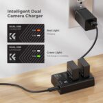 K&F LP-E8 Dual Battery Charger - Image 3