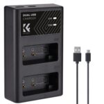K&F LP-E17 Dual Battery Charger