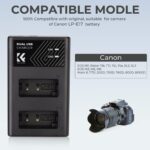 K&F LP-E17 Dual Battery Charger - Image 4