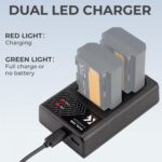 K&F NP-FZ100 Dual Battery Charger - Image 3