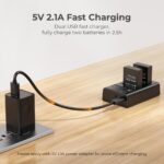 K&F LP-E12 Dual Battery Charger - Image 5