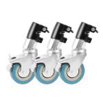 Heavy Duty C Stand Wheels 3 Pieces