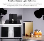 4 in 1 Light Reflector Photography Cardboard - Image 5