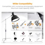 K&F Heavy Duty C Stand 330cm with Sandbag - Image 6