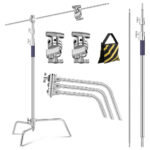K&F Heavy Duty C Stand 330cm with Sandbag