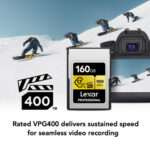 Lexar 160GB Professional CFexpress Type A Card GOLD Series - Image 3