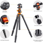 K&F Aluminum Tripod with Ball Head - Image 3