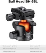 K&F BH-36L Metal Tripod Ball Head - Image 3