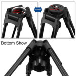 75mm Half Ball Flat to Bowl Adapter for Fluid Head Tripod - Image 2