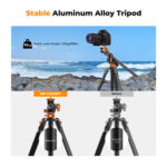 K&F Video Tripod with FH-03 Fluid Head - Image 3