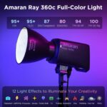 Amaran Ray 360c RGB LED Monolight - Image 2